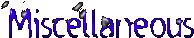 Miscellaneous